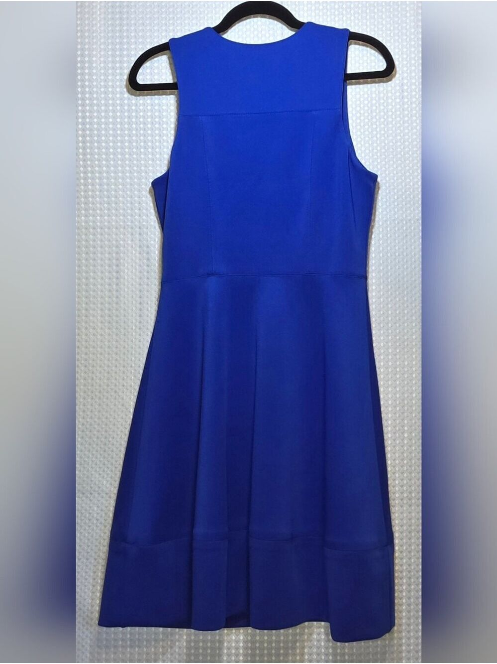 Vince Camuto Cobalt Blue Zip Front Fit & Flare Dress Size 4 - Picture 8 of 14